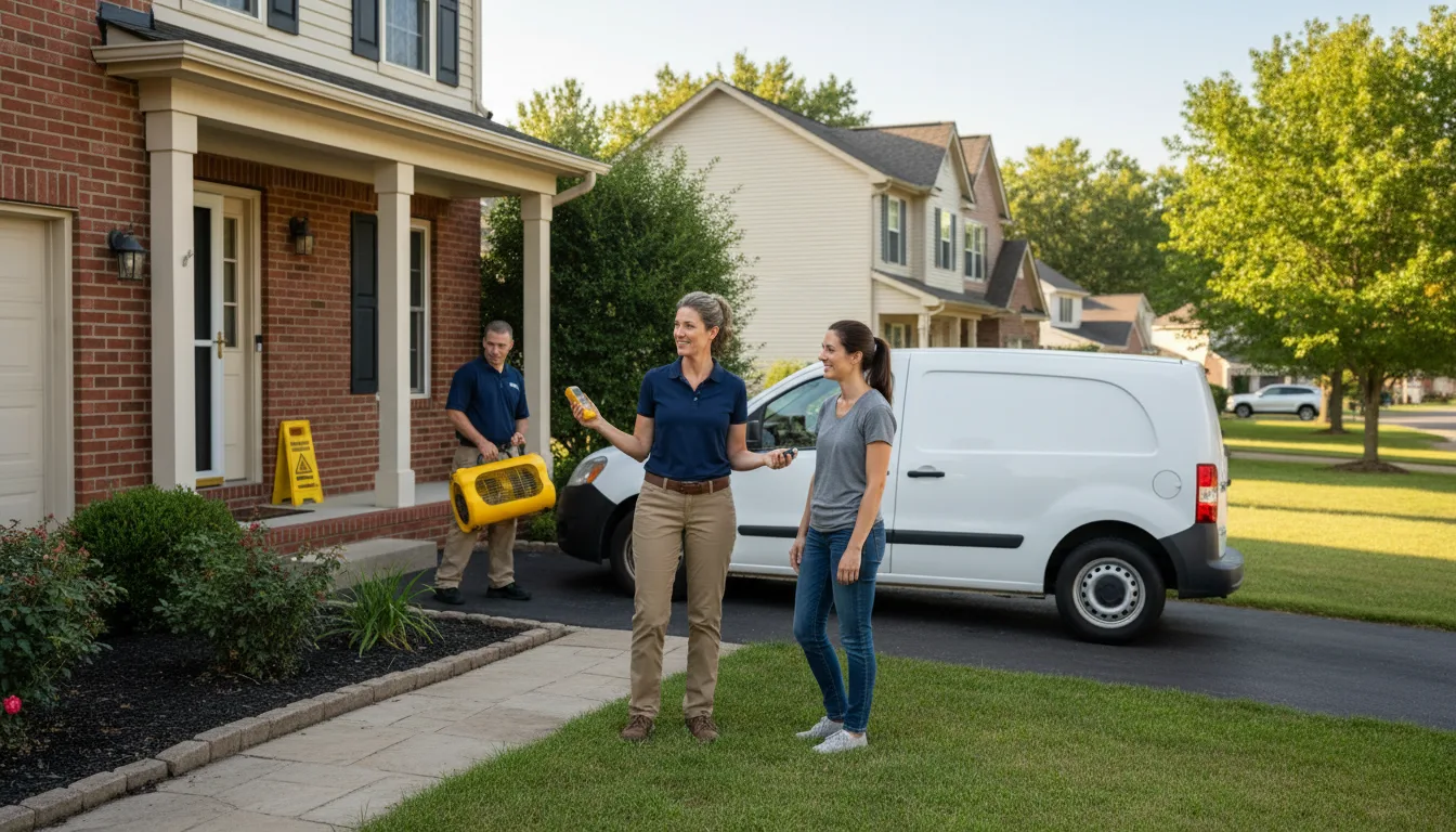 Water restoration image for Dehumidification And Cleanup Services in Saint Lawrence, SD